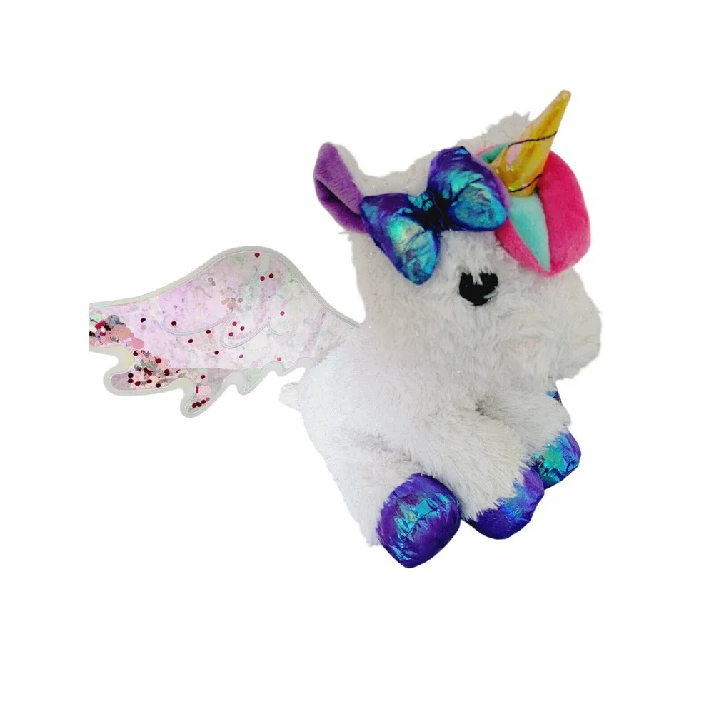 Barbie‎ Unicorn Plush Pegasus Pink Wings Stuffed Animal Toy Does Not Talk